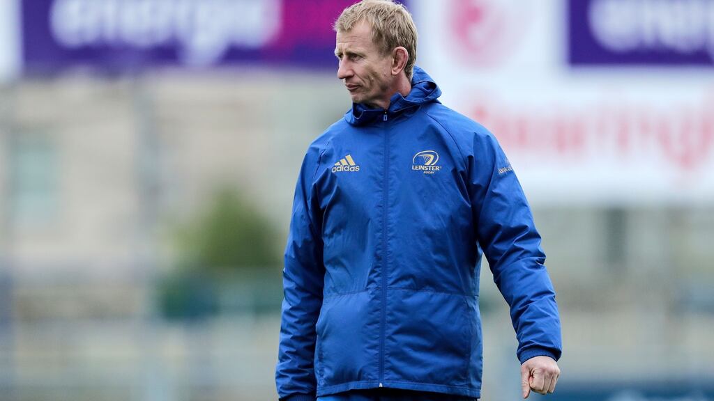 Leinster head coach Leo Cullen is without a number of his key players for Saturday’s match against Toulouse. Photograph: Laszlo Geczo/Inpho