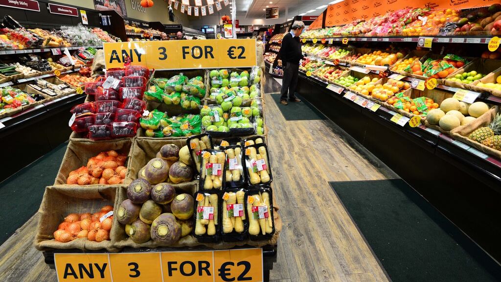 The anti-obesity code says in-store communications will have to actively promote the consumption of five to seven portions of fruit and vegetables a day to customers. Photograph: Eric Luke