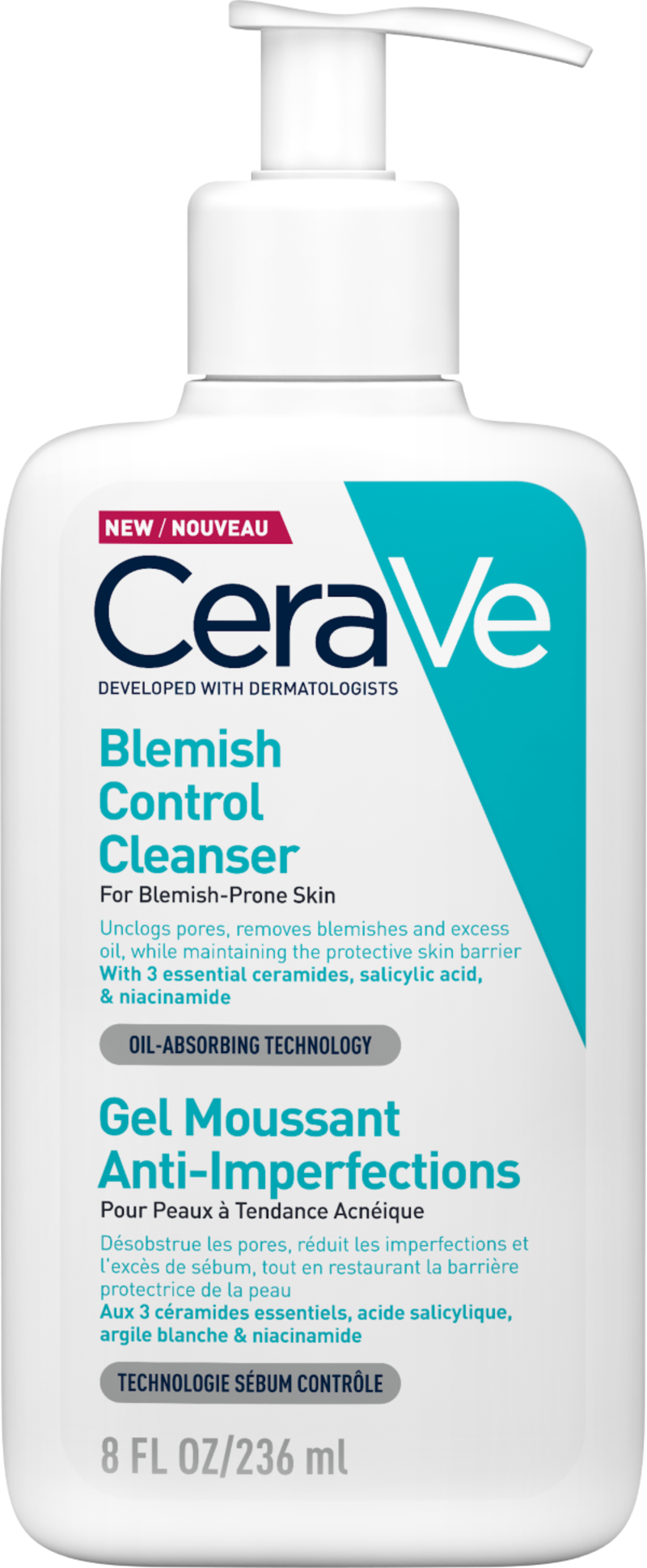 CeraVe Blemish Control Cleanser (€11.50 at pharmacies nationwide)