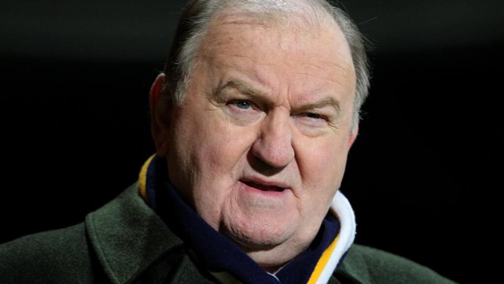 George Hook: “It is vital that we keep alive the important traditions and festivals of our nation and I am delighted to partake in the unique celebration of our country’s patron saint.” Photograph: Lorraine O’Sullivan/Inpho