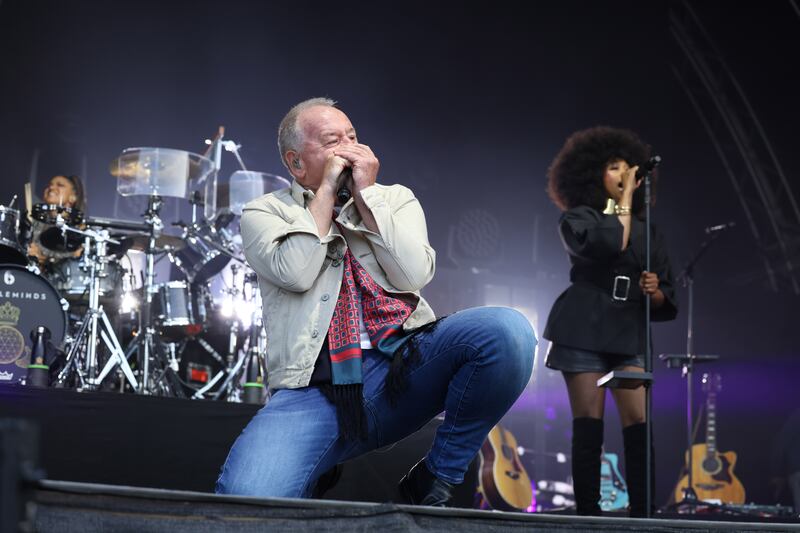 Simple Minds. Photograph: Dara Mac Dónaill