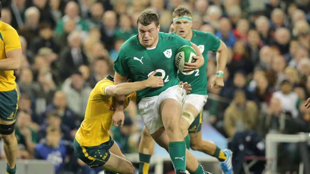 Jack McGrath: will follow return to play protocols and may miss Pro12 game against Edinburgh. Photograph: Inpho.