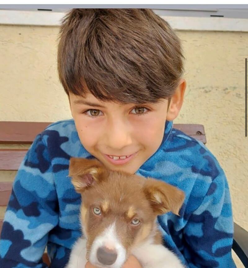 Eitan Yahalomi (12) was held for 50 days. Photograph: AP