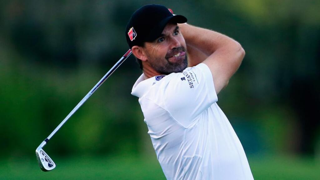 Pádraig Harrington needs to win either this week or at next week’s Houston Open if he is to earn a spot in the field at the season’s first Major. Photograph:  Michael Cohen/Getty Images