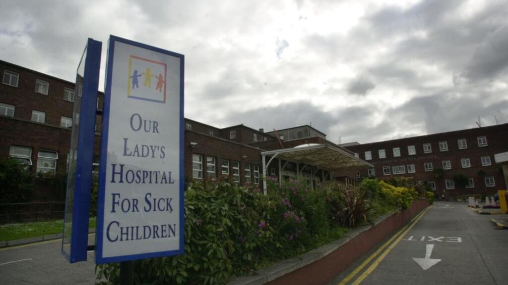 Over 1200 children are on the outpatient waiting list at Our Lady’s Children’s Hospital Crumlin. Photograph: Bryan O’Brien/The Irish Times