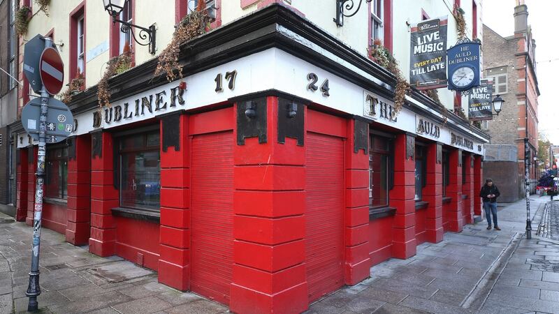 Pubs in Dublin have been shuttered since the start of the pandemic. Photograph: Nick Bradshaw/The Irish Times