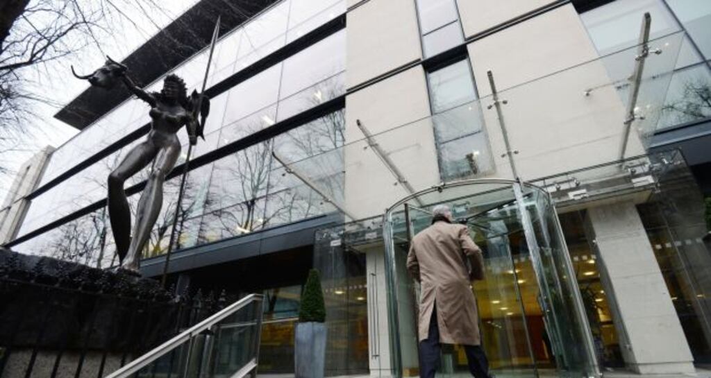 Headquarters of the Irish Bank Resolution Corporation. Photograph: Alan Betson