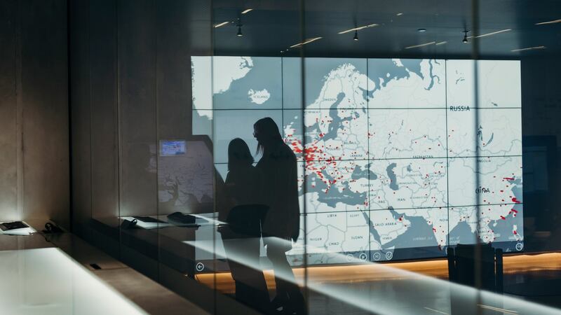 Microsoft said a Russian military intelligence linked unit widely known as Fancy Bear – had spent the past year trying to break into accounts belonging to political consultants serving both Republicans and Democrats as well as advocacy organisations and think tanks. Photograph: Kyle Johnson/The New York Times