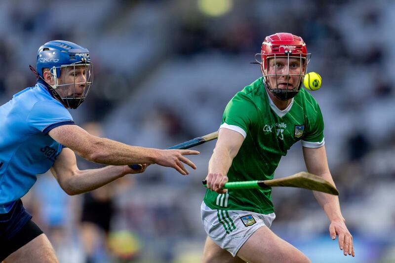 Dublin’s John Bellew with Donnacha O'Dalaigh of Limerick. Photograph: Morgan Treacy/Inpho