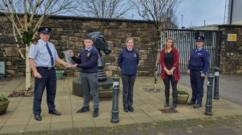 Granard Youth Club which hosted a youth summer camp to help new Syrian teenagers settle in the town. Photograph: An Garda Síochána/Facebook