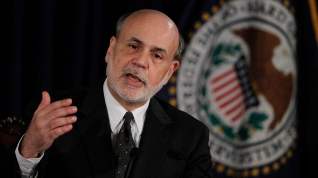 US Federal Reserve Chairman Ben Bernanke