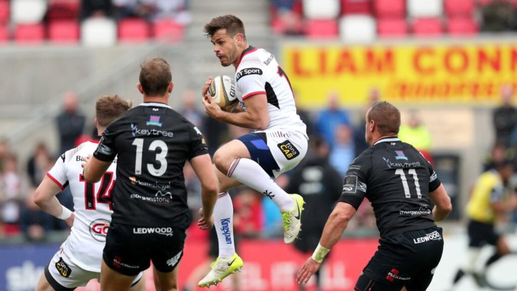 Louis Ludik will make his first Ulster appearance this season against the Scarlets. Photograph: Billy Stickland/Inpho