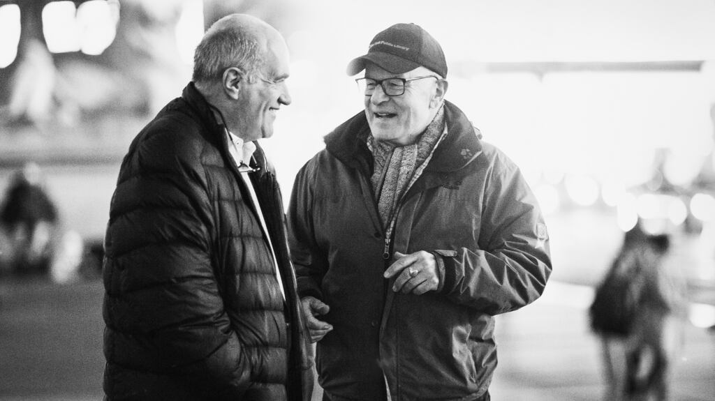 Return to Montauk: Colm Tóibín and Volker Schlöndorff in New York. Photograph: Franziska Strauss