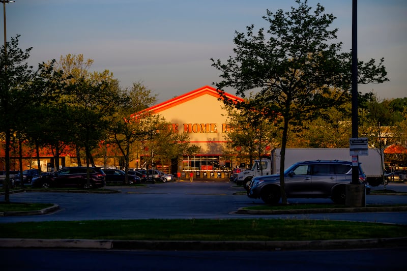 The Home Depot parking lot in Hyattsville, Maryland, where Kilmar Abrego Garcia was looking for day labour work when he and three others were detained on March 28th, 2019. Photograph: Pete Kiehart/New York Times
