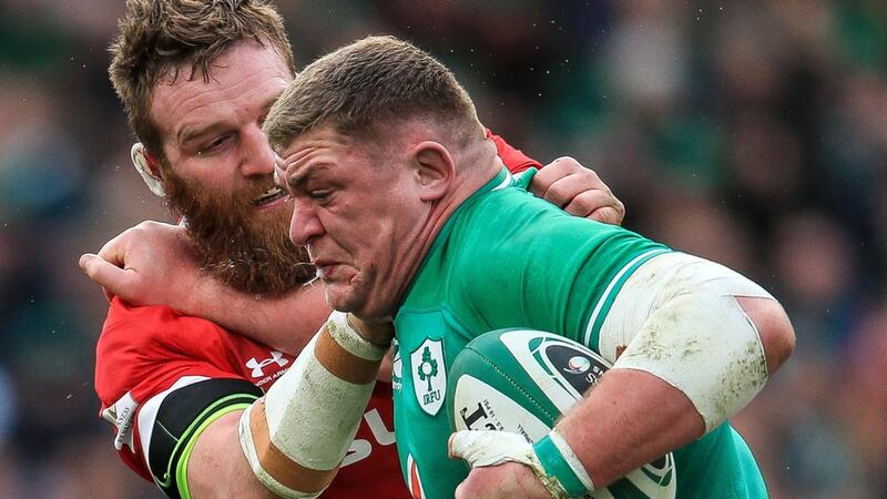 For too long our elite secondrows have been forgiven for their creative limitations. Think Brad Thorn and then think of Tadhg Furlong, above, and what the Irish rugby public expect of their dynamic tighthead. Photograph: Gary Carr/Inpho