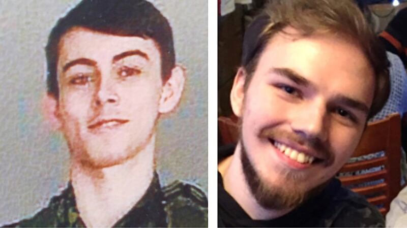 Kam McLeod (19) and Bryer Schmegelsky (18) from Port Alberni, named as suspects in the murder of an Australian tourist and his American girlfriend in northern British Columbia, as well as an unidentified man whose body was found near the boys’ abandoned flaming car. Photograph: Royal Canadian Mounted Police (RCMP).