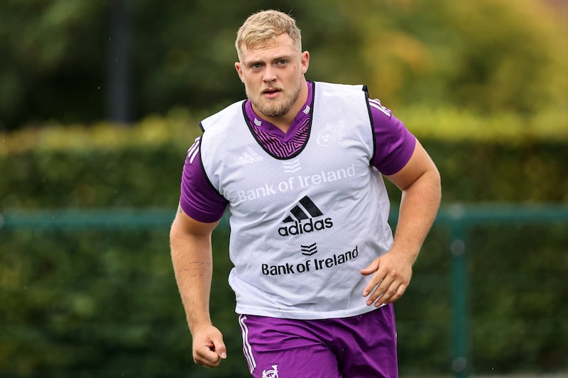 Keynan Knox is enjoying a run in the Munster frontrow. Photograph: Ben Brady/Inpho