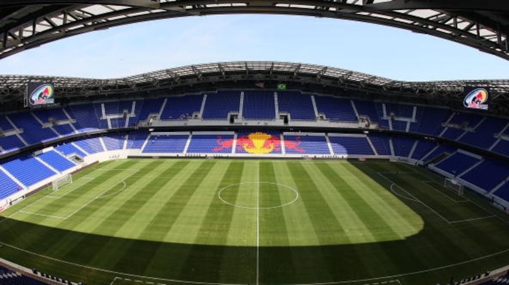 London Irish will play their Aviva Premiership fixture against Saracens at the Red Bull Arena in New York. It will be the first Premiership game to be played overseas. Photograph: Getty