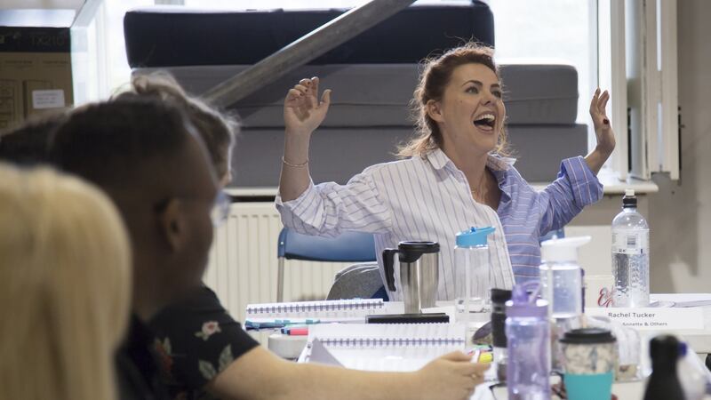 Come From Away rehearsals