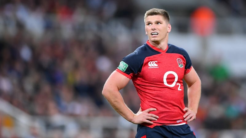 Owen Farrell of England during last Friday’s win over Italy at St James’ Park in Newcastle-upon-Tyne. Photograph: Laurence Griffiths/Getty Images