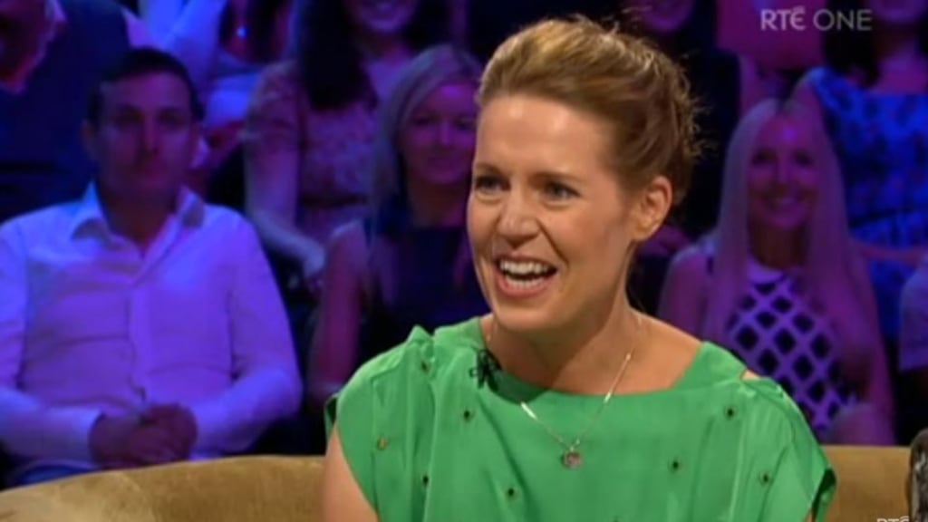 Ruth Field on the RTÉ programme Saturday Night Live with Miriam