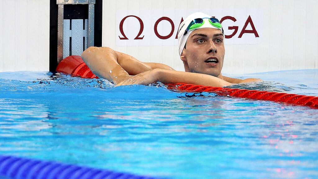 Ireland’s Nicholas Quinn after winning his heat but failing to qualify during the Rio Olympic Games. Photograph: Dan Sheridan/Inpho