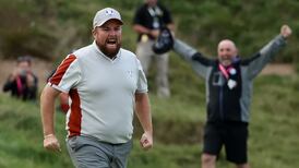 Ryder Cup: Shane Lowry shines for Europe but USA stand on the brink of victory
