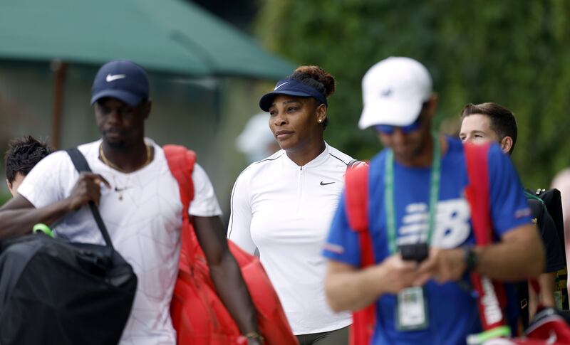 Will Wimbledon come too soon to see the best of Serena Williams after a year-long break from tennis? Photograph: Steven Paston/PA