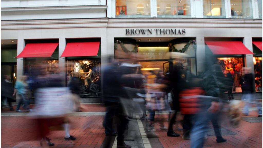 The volume of retail sales rose by 4.8 per cent in June, when compared to the same month last year. Photo: Bryan O’Brien/The Irish Times