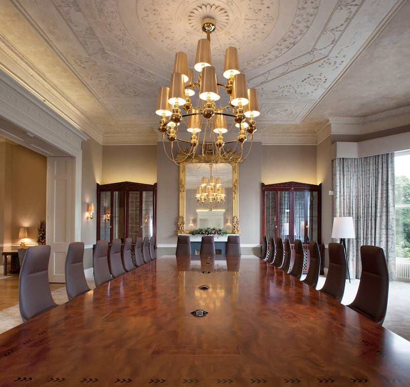 The boardroom at number 8 St Stephen's Green. Photograph: Paul Tierney