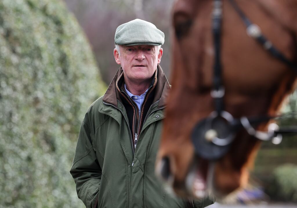 Willie Mullins: 'It’s For Me was very impressive in winning on debut and would look one of the best of ours in the bumper at the moment.' Photograph: Lorraine O'Sullivan/PA