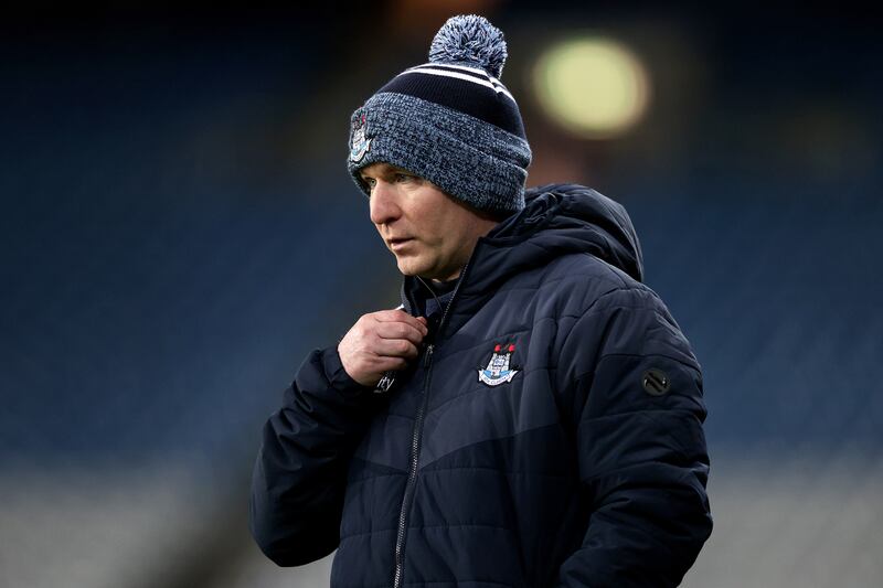 Dublin hurling manager Niall Ó Ceallacháin at Croke Park on Saturday. Photograph: Laszlo Geczo/Inpho