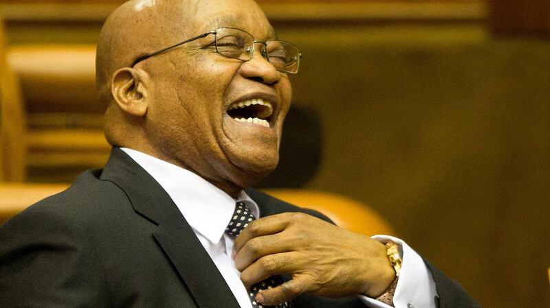 Jacob Zuma: South Africa’s president has said  the ANC will “rule until Jesus comes”. Photograph: Nic Bothma/ EPA