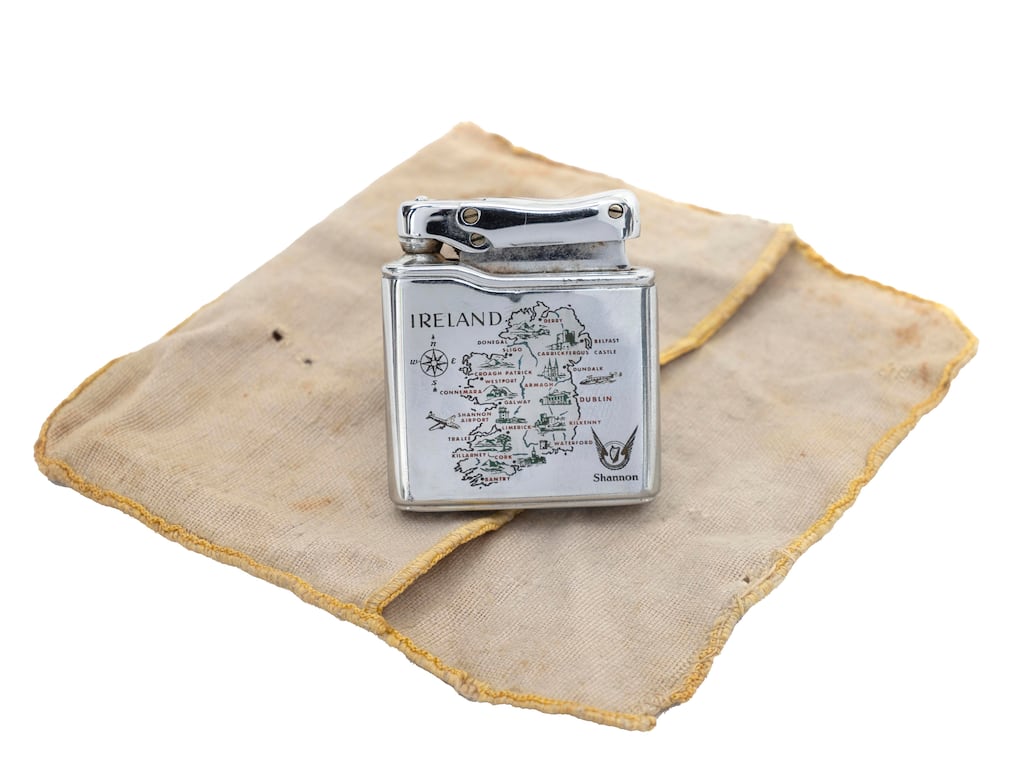 Che Guevara's 'Ireland' lighter is among lots of historical interest going under the hammer at the Gormleys Signature Sale in November. Photograph: Robert Malone/Gormleys Dublin/PA Wire