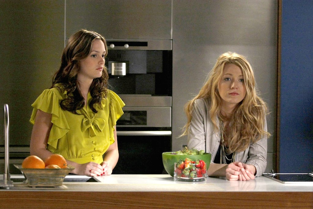 Blair (Leighton Meester, left) and Serena (Blake Lively), in Gossip Girl. Photograph: Warner Bros Entertainment Inc/BBC