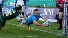 Leinster claim bonus-point win in stop-start performance against Saints