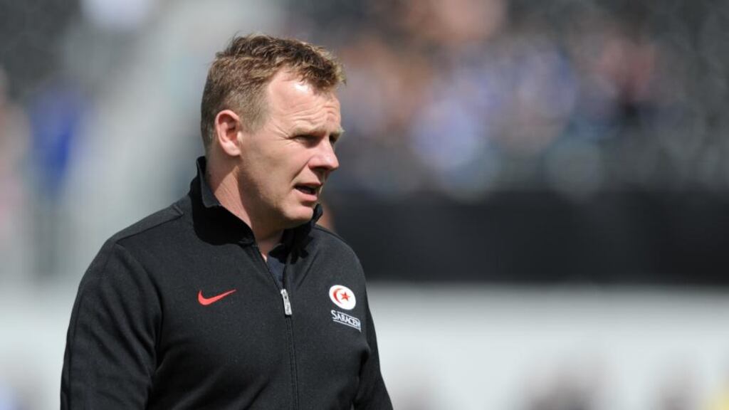 Saracens Director of Rugby Mark McCall before the Aviva Premiership match against Bath at Allianz Park on Saturday.