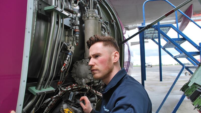 Aaron Fitzpatrick: After school, he signed up to a four-year apprenticeship in aircraft maintenance
