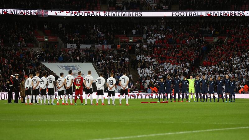 A potential Euro 2020 last-16 meeting between England and Germany in Dublin could see hotel prices skyrocket. Photo: Getty Images