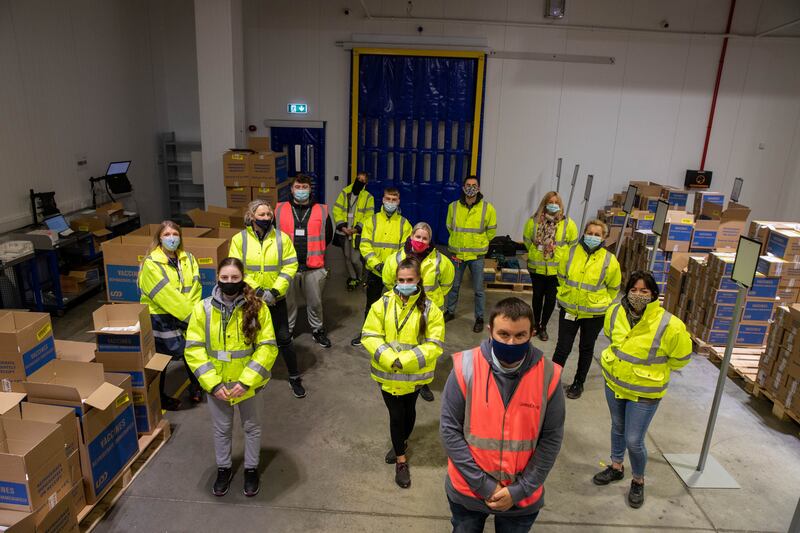 Workers who were part of the largest distribution of vaccines in the State’s history.