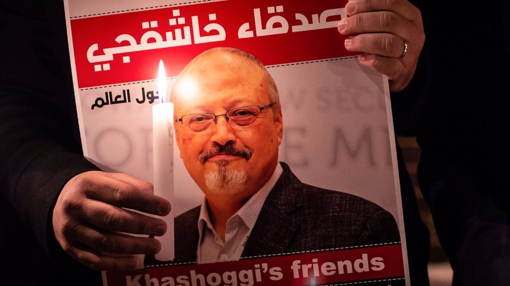 Saudi journalist Jamal Khashoggi: last seen entering the consulate in Istanbul on October 2nd, 2018. Photograph: Yasin Akgul/AFP via Getty Images