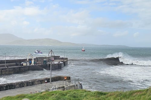 High seas drama: Áine Ryan on a Tory Island  ferry crossing she would rather forget