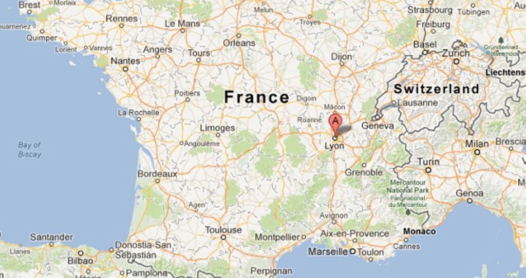 The bodies of two children aged five and 10 were discovered in a flat in Lyon yesterday. Image: Google Maps