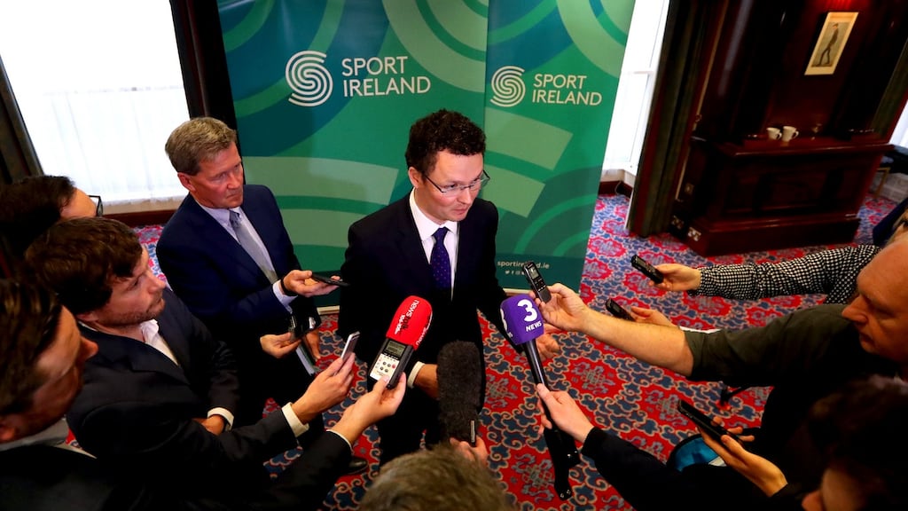 Minister of State for Tourism and Sport Patrick O’Donovan: has said he ‘doesn’t know who’s in charge’ at the Irish Athletic Boxing Association. Photograph: James Crombie/Inpho
