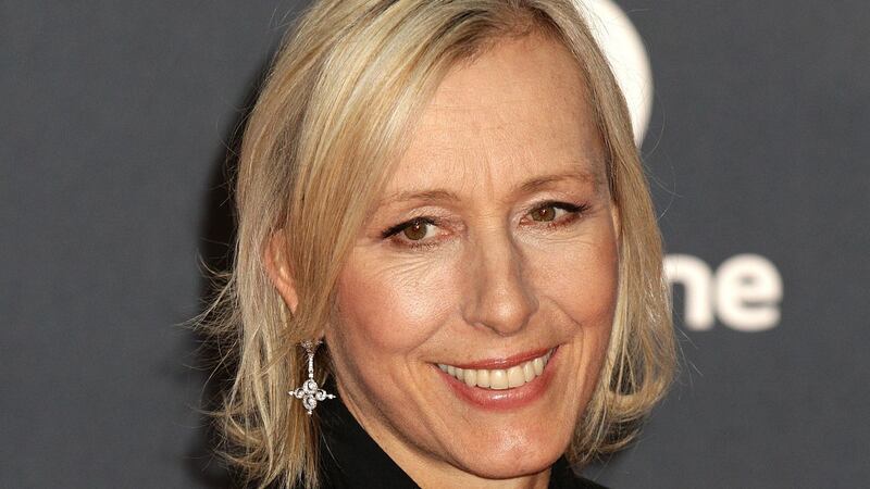 Former tennis champion Martina Navratilova: shocked over John McEnroe’s pay from BBC. Photograph: Yui Mok/PA Wire