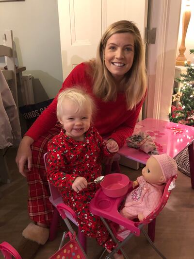 Louise Creevy and daughter Alannah.