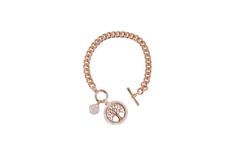 Beloved Irish brands such as Newbridge jewellery have long been available through Carroll's, though many customers didn't know it. This stunning rose gold Tree of Life bracelet is now available online and in stores.