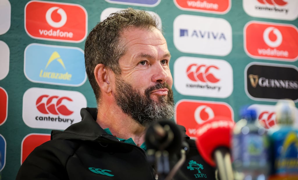 What emerging players could potentially force their way into Andy Farrell's thoughts? Photograph: Nick Elliott/INPHO