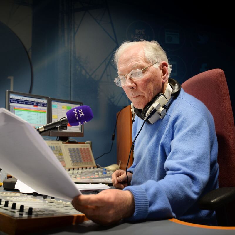 Gay Byrne on Lyric FM in 2013. Photograph: Alan Betson