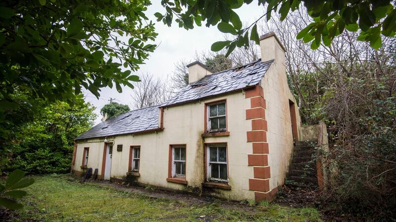 The Laurels cottage in Glenties, the original home of the five Mundy sisters where Brien Friel played as a child and set his play ‘Dancing at Lughnasa. Photograph: Brenda Fitzsimons